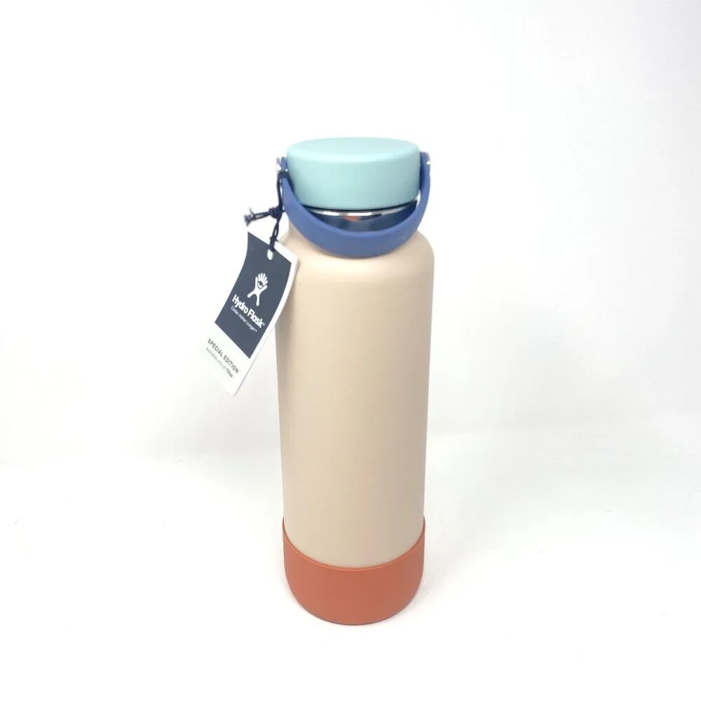 Hydroflask Special Edition 40 Oz Wide Mouth With Flex Cap And Boot Cotton Candy